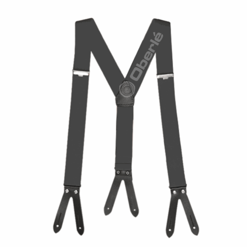 Bretelles pour pantalon noires pfanner référence 100016 bretelles à boutons