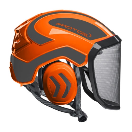 Pfanner casque Protos Arborist orange et gris