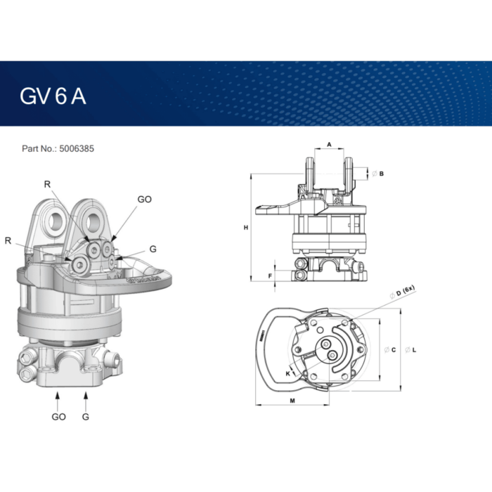 rotator indexator gv6a gv6 a