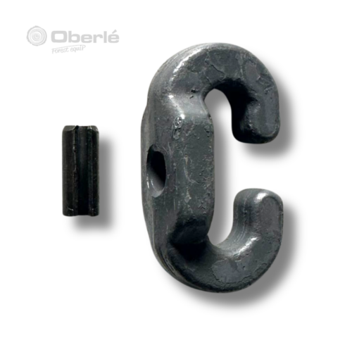 serrures de chaines en c pour raccorder les maillons de chaines lors du montage des chaines à roues débardage forestier porteur abatteuse grumier foret bucheron
