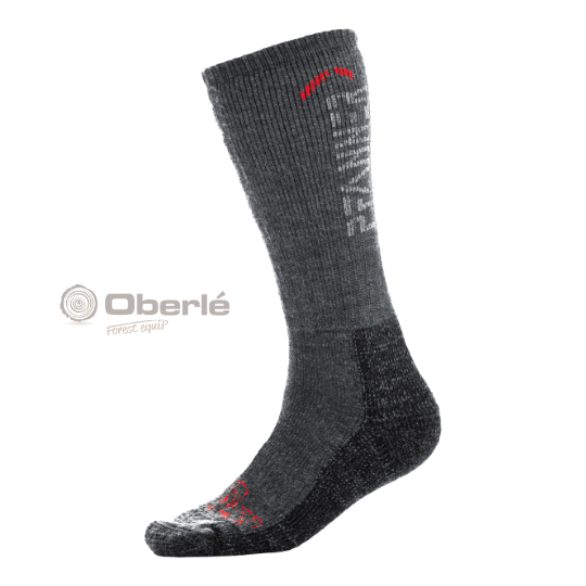 chaussettes hautes en laine merino conçues pour les températures basses talon et orteil renforcés laine merino
