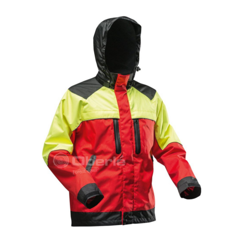 veste de pluie pfanner nanoshield dos rallongé jaune rouge