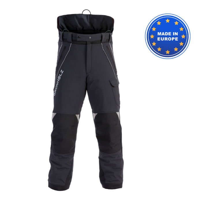 grunholz pantalon de protection anti coupure oberle forest equip anthracite noir PROAIR