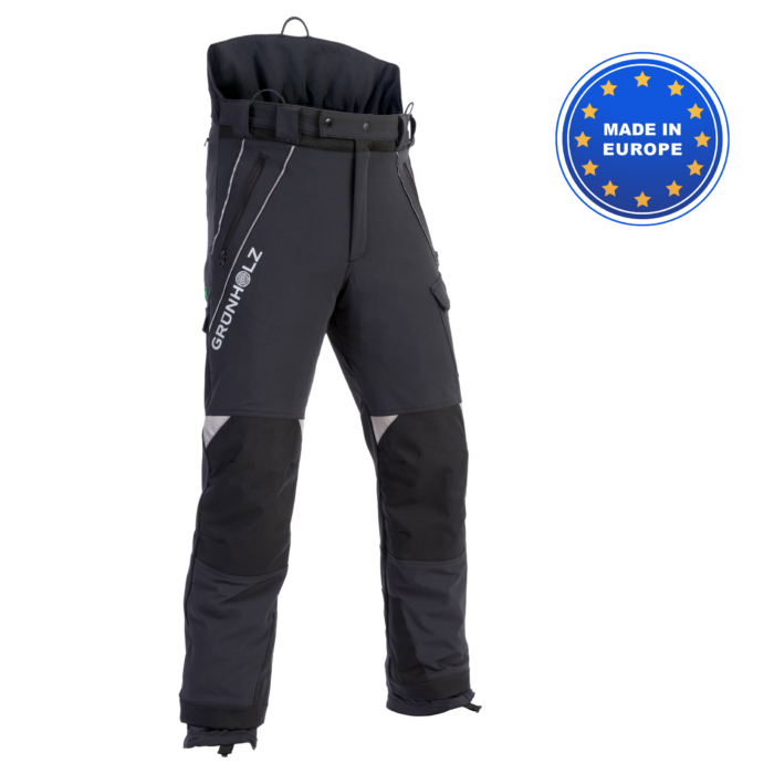 grunholz pantalon de protection anti coupure oberle forest equip anthracite noir PROAIR