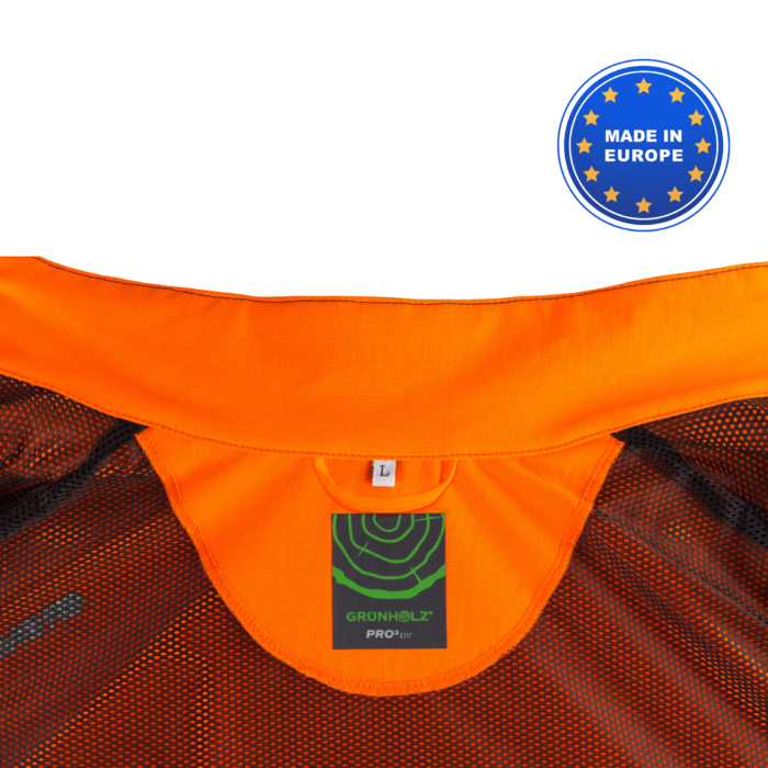 Grunholz veste forestière PROAIR orange anthracite