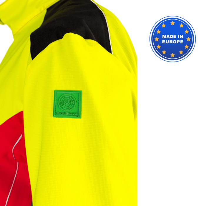 Grunholz veste forestière PROAIR rouge jaune