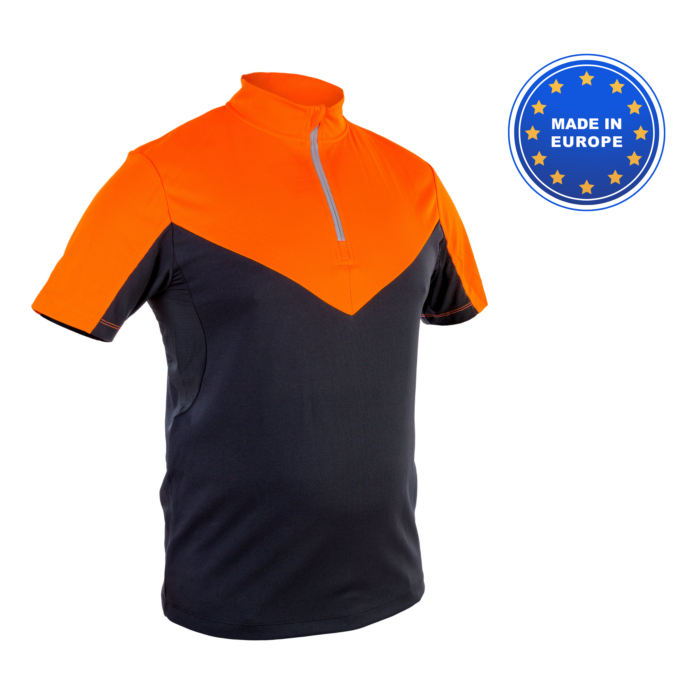 Tshirt fonctionnel manches courtes GRUNHOLZ PRO 2C orange anthracite