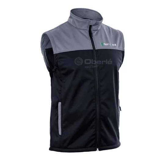 veste softshell sans manches gris anthracite forst extrem vetement pour la foret protection froid mi saison
