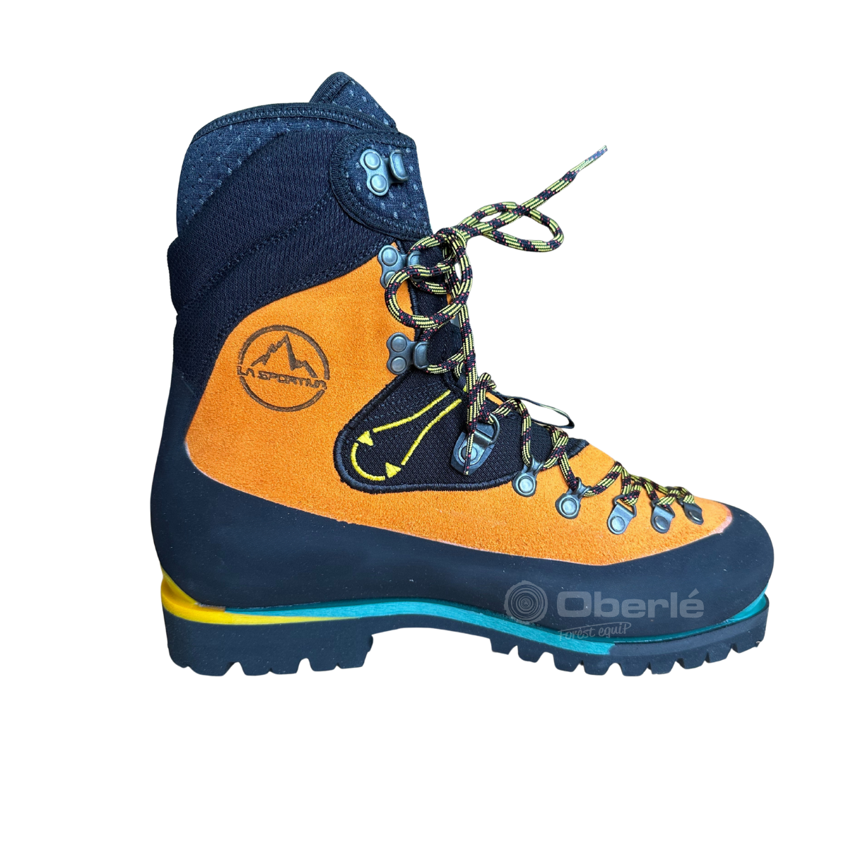 chaussure de travail marche randonnée alpinisme la sportiva orange noir nepal evo work gore tex