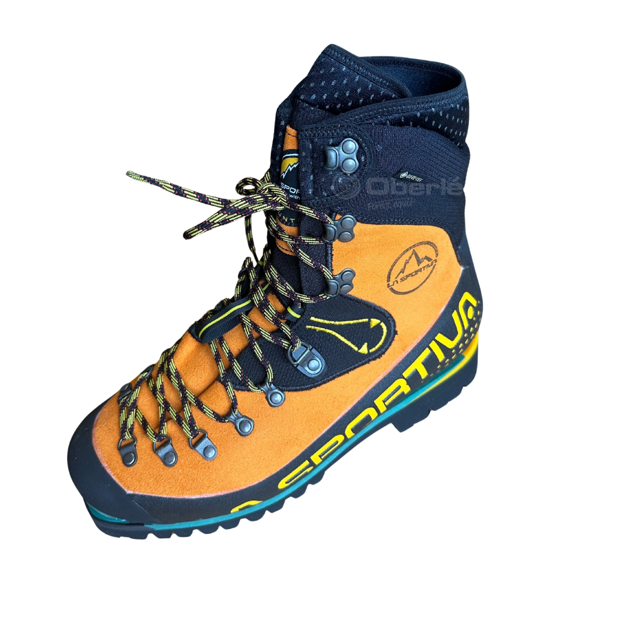 chaussure de travail marche randonnée alpinisme la sportiva orange noir nepal evo work gore tex