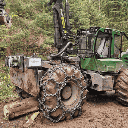 fox grip foxgrip chaines forestières oberle forest equip simple losange 16mm chaine de tension incluse