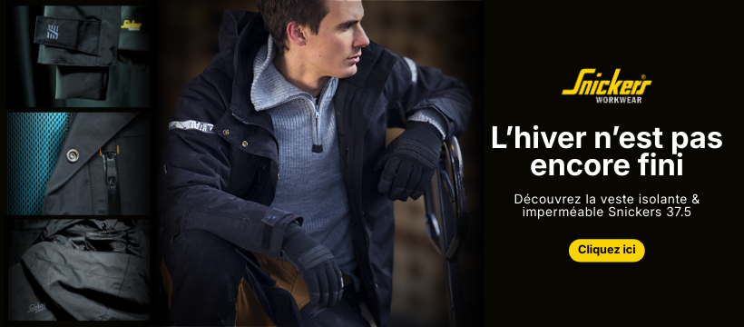 veste hiver isolante imperméable snickers workwear 37.5 réf 1102 oberle forest equip