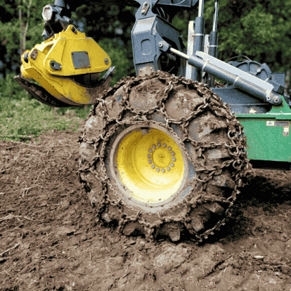 foxgrip chaines forestières chaine de tension incluse 16mm