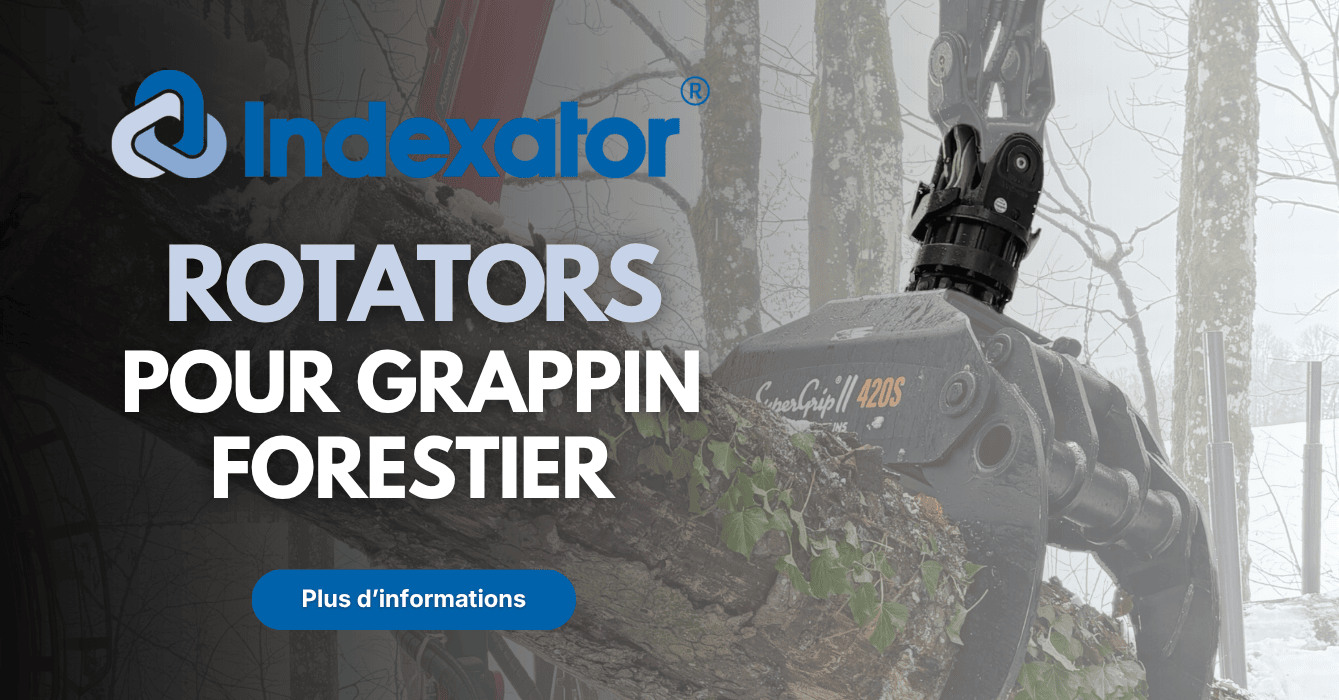 rotator indexator grappin forestier oberle forest equip
