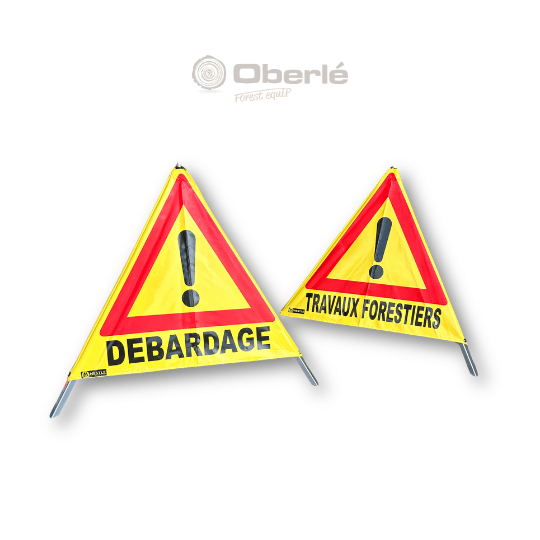 tripode de signalisation débardage et travaux forestiers balisage chantier forestier